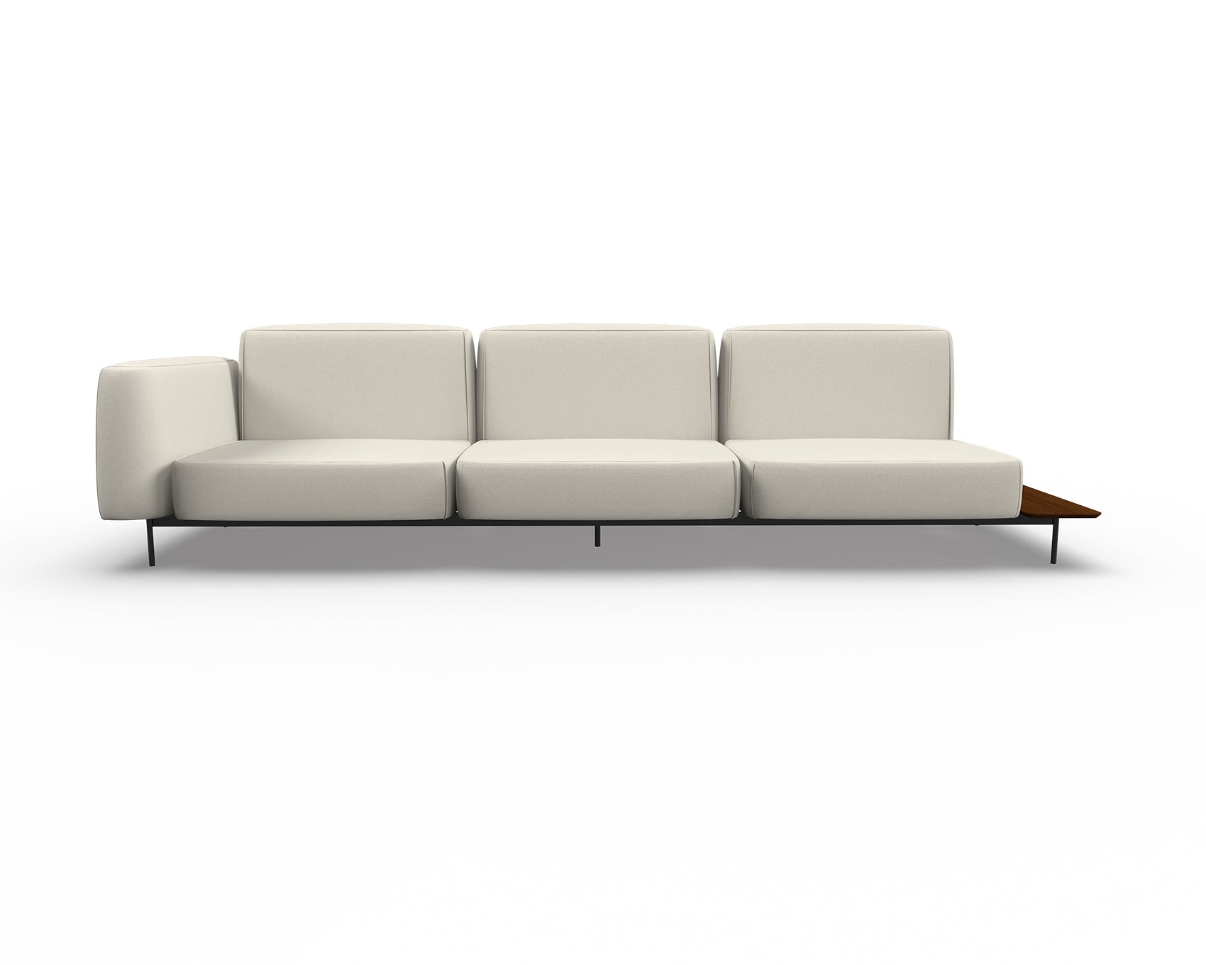 Noon 4 Seater Sofa with Right Shelf
